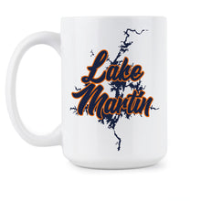 Lake Martin Alabama Coffee Mug AU Mugs Auburn Pride
