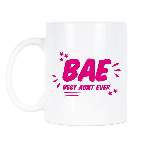 BAE Best Aunt Ever Mug Aunt Coffee Mug Auntie Mug Cup