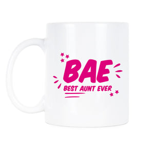 BAE Best Aunt Ever Mug Aunt Coffee Mug Auntie Mug Cup