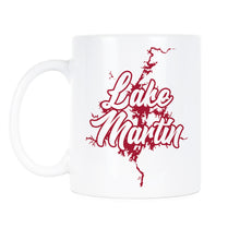 Lake Martin Alabama Mugs for Alabama Fans Alabama Coffee Mugs