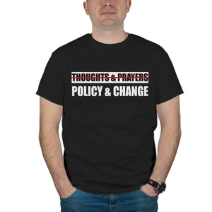 Policy and Change Tshirt Gun Control Shirt Anti NRA T Shirt Enough is Enough Tshirt