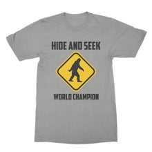 Funny Sasquatch Tshirt Hide and Seek Champion Shirt Bigfoot