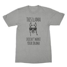 This Llama Doesnt Want Your Drama Shirt Tshirt Funny Llama Shirt No Drama Llama