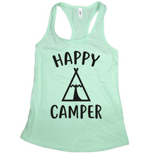 Happy Camper Tank Top Women Camping Tank Tops Women
