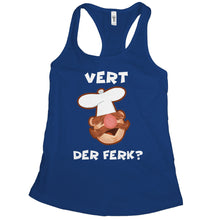 Vert Der Ferk Tank Women Swedish Chef Tank Top