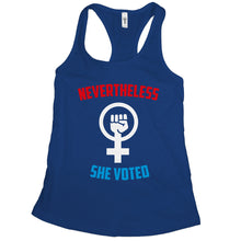 Nevertheless She Voted Tank Democrat Tank Top Women She Persisted Tank Top
