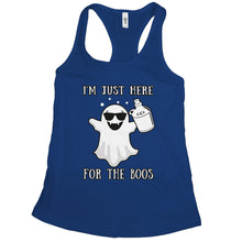 Im Just Here for the Boos Tank Funny Halloween Tank for Women