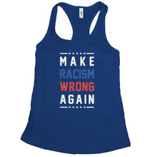 Make Racism Wrong Again Tank Women Tank Top Trump is a Racist Anti Racism Tank Top