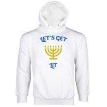 Lets Get Lit Sweater Hanukkah Chanukah Hoodie Funny Jewish Hoodie
