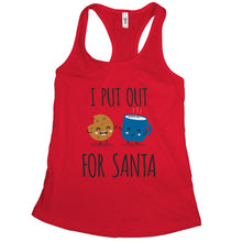 I Put Out For Santa Tank Top Funny Christmas Tanks for Women