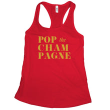 Pop the Champagne Tank Womens New Years Tank Top