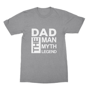 Dad the Man the Myth the Legend Tshirt Fathers Day Tshirts Funny Dad Shirts