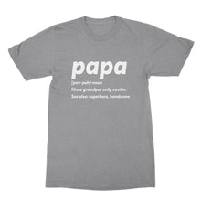 Papa Grandpa Shirt Papa Like A Grandpa Only Cooler Funny Grandfather Shirt