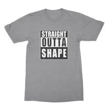 Straight Outta Shape Shirt Out of Shape T Shirt Funny Gym Shirts With Sayings
