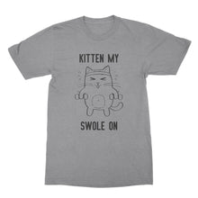 Funny Kitten T Shirt Kitten My Swole On Shirt Cat Workout Shirt