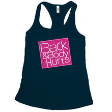Back and Body Hurts Tank Funny Workout Tanks for Women