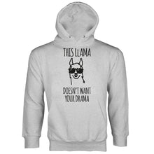 Funny Llama Hoodies This Llama Doesnt Want Your Drama Hoodie