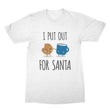 I Put Out For Santa Tshirt Adult Humor Christmas Shirt Naughty Santa Shirt