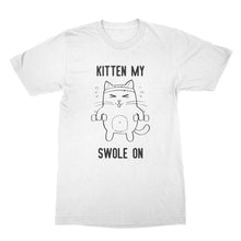 Funny Kitten T Shirt Kitten My Swole On Shirt Cat Workout Shirt