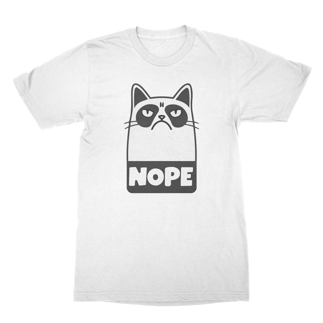 Grumpy Cat Nope Shirt Nope Cat Tshirt Grumpy Cat T Shirt Cat Nope Shirt