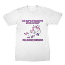 Back the F Up Unicorn Shirt I Will Shank You With My Horn Shirt
