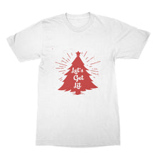 Let's Get Lit Funny Christmas Drinking T-Shirt Lets Get Lit Christmas Shirt