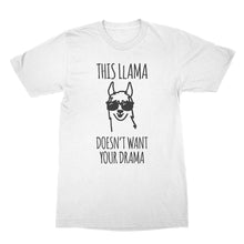This Llama Doesnt Want Your Drama Shirt Tshirt Funny Llama Shirt No Drama Llama