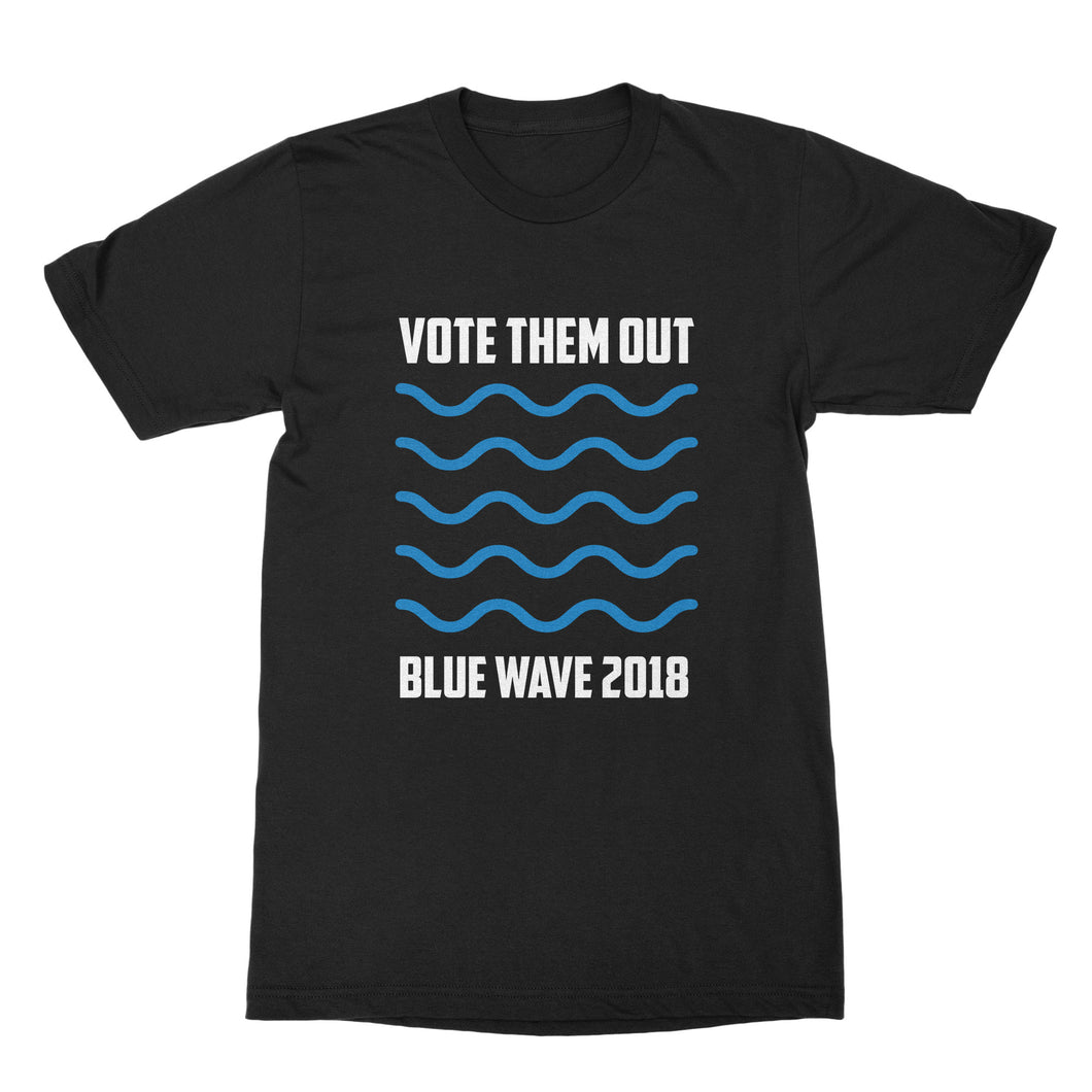 Blue Wave 2018 T Shirt Vote Them Out T Shirt