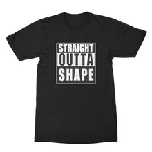 Straight Outta Shape Shirt Out of Shape T Shirt Funny Gym Shirts With Sayings