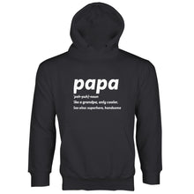 Papa Hoodie Papa Like A Grandpa Only Cooler Funny Grandpa Hoodie
