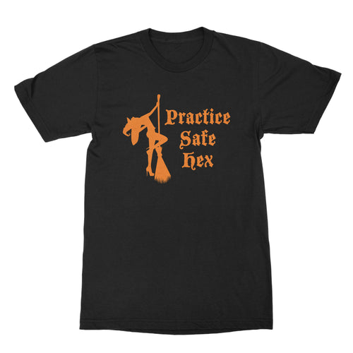 Practice Safe Hex Shirt Funny Witch Shirt Adult Halloween Shirts