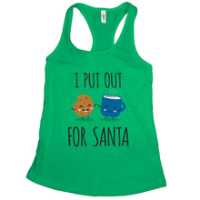 I Put Out For Santa Tank Top Funny Christmas Tanks for Women