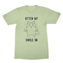 Funny Kitten T Shirt Kitten My Swole On Shirt Cat Workout Shirt