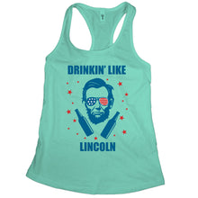 Drinking Like Lincoln Tank Top Women Lincoln Merica Tank Drinkin Like Lincoln Tank