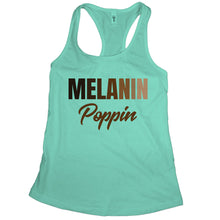 Melanin Poppin Tank Women Black Girl Magic Tank Top
