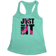 Just Cure It Breast Cancer Awareness Tank Tops for Women Just Cure It