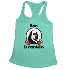 Ben Drankin Tank Top Women Ben Franklin Drinking Tank