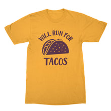 Will Run For Tacos Shirt Taco Lover Shirt