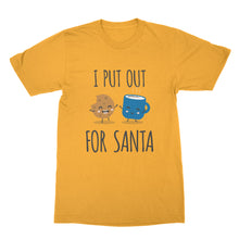 I Put Out For Santa Tshirt Adult Humor Christmas Shirt Naughty Santa Shirt