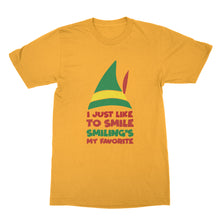 Buddy the Elf Shirt I Just Like to Smile Smiling's My Favorite Shirt