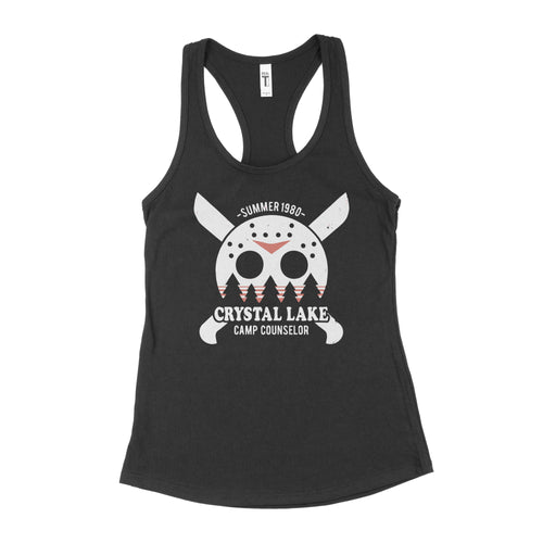 Camp Crystal Lake Tank Top Womens Horror Movie Tank Top Women