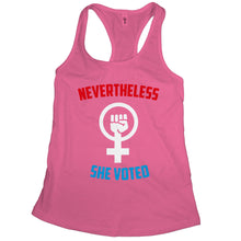 Nevertheless She Voted Tank Democrat Tank Top Women She Persisted Tank Top