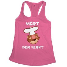 Vert Der Ferk Tank Women Swedish Chef Tank Top