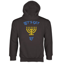 Lets Get Lit Sweater Hanukkah Chanukah Hoodie Funny Jewish Hoodie