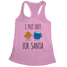 I Put Out For Santa Tank Top Funny Christmas Tanks for Women