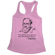 Galileo Tank Top Thunderbolt and Lightning Very Very Frightening Me