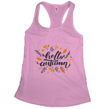Thanksgiving Tank Top Women Hello Autumn Fall Season Tops Women