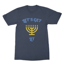 Funny Hanukkah Holiday Shirts Lets Get Lit Hanukkah Shirt Chanukah Shirt