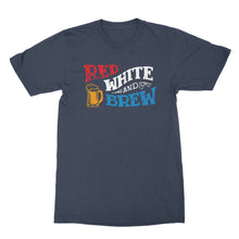 Red White and Brew Shirt Patriotic Beer Shirt Fourth of July Beer Shirt
