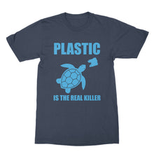 Plastic is the Real Killer Tshirt Protect Our Oceans Tee Shirt Save The Turtles Shirt